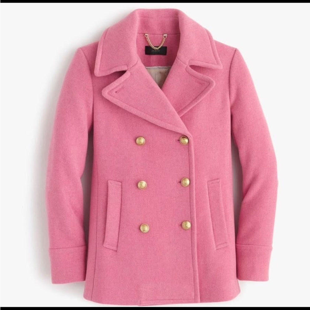 J Crew Pink Peacoat